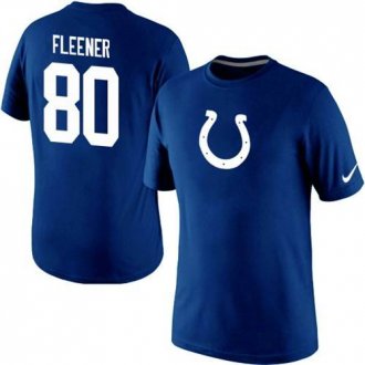 Nike Indianapolis Colts #80 Coby Fleener Name & Number NFL T-Shirt Blue Nike Indianapolis Colts #80 Coby Fleener Name & Number NFL T-Shirt Blue