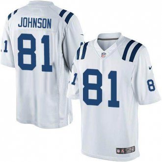 Nike Indianapolis Colts #81 Andre Johnson White Men's Stitched NFL Limited Jersey Nike Indianapolis Colts #81 Andre Johnson White Men's Stitched NFL Limited Jersey