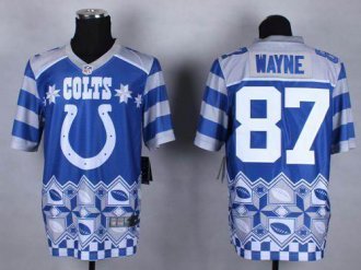 Nike Indianapolis Colts #87 Reggie Wayne Royal Blue NFL Elite Noble Fashion Jersey Nike Indianapolis Colts #87 Reggie Wayne Royal Blue NFL Elite Noble Fashion Jersey