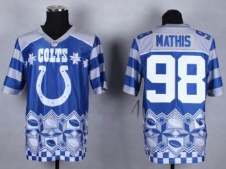 Nike Indianapolis Colts #98 Robert Mathis Royal Blue NFL Elite Noble Fashion Jersey Nike Indianapolis Colts #98 Robert Mathis Royal Blue NFL Elite Noble Fashion Jersey
