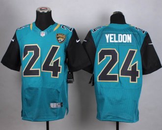 Nike Jacksonville Jaguars #24 T.J. Yeldon Teal Green Team Color Men's Stitched NFL Elite Jersey Nike Jacksonville Jaguars #24 T.J. Yeldon Teal Green Team Color Men's Stitched NFL Elite Jersey