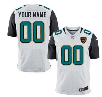 Nike Jacksonville Jaguars Customized 2013 White Elite Jersey Nike Jacksonville Jaguars Customized 2013 White Elite Jersey