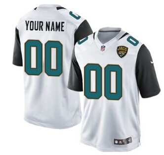 Nike Jacksonville Jaguars Customized 2013 White Limited Jersey Nike Jacksonville Jaguars Customized 2013 White Limited Jersey