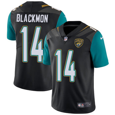 Nike Jaguars #14 Justin Blackmon Black Alternate Men's Stitched NFL Vapor Untouchable Limited Jersey