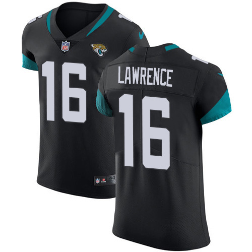 Nike Jaguars #16 Trevor Lawrence Black Team Color Men's Stitched NFL Vapor Untouchable Elite Jersey Nike Jaguars #16 Trevor Lawrence Black Team Color Men's Stitched NFL Vapor Untouchable Elite Jersey