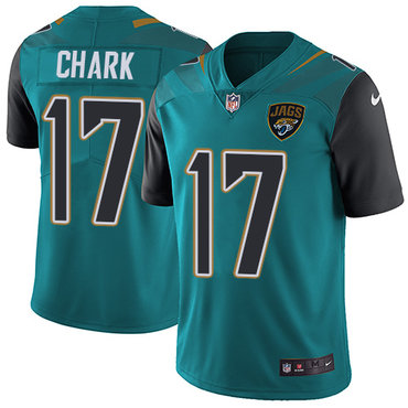Nike Jaguars #17 DJ Chark Teal Green Team Color Men's Stitched NFL Vapor Untouchable Limited Jersey