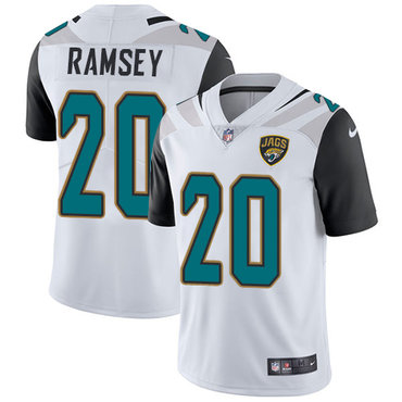Nike Jaguars #20 Jalen Ramsey White Men's Stitched NFL Vapor Untouchable Limited Jersey