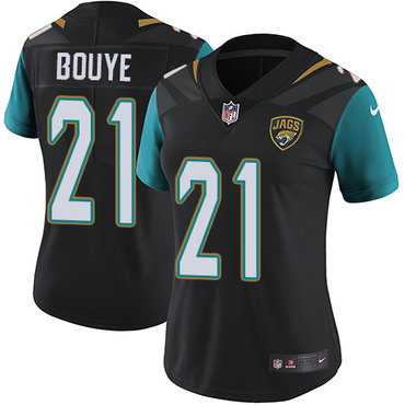 Nike Jaguars #21 A.J. Bouye Black Alternate Women's Stitched NFL Vapor Untouchable Limited Jersey