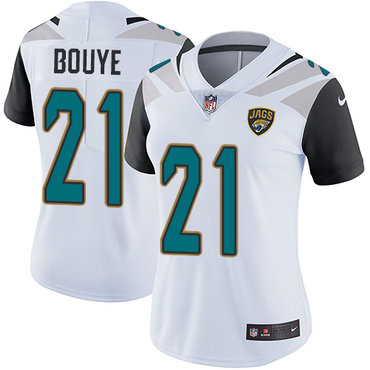 Nike Jaguars #21 A.J. Bouye White Women's Stitched NFL Vapor Untouchable Limited Jersey