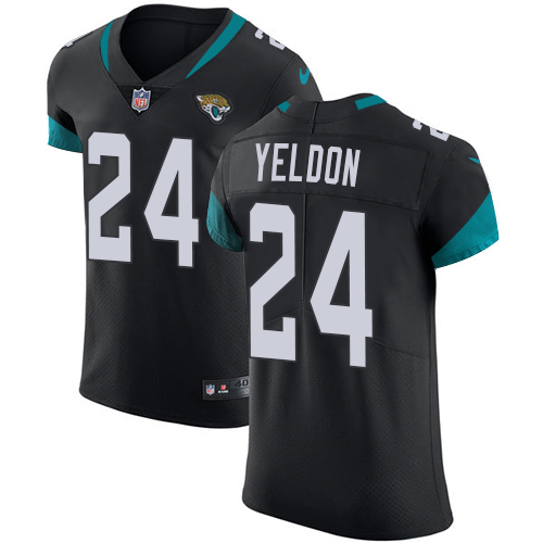 Nike Jaguars #24 T.J. Yeldon Black Team Color Men's Stitched NFL Vapor Untouchable Elite Jersey Nike Jaguars #24 T.J. Yeldon Black Team Color Men's Stitched NFL Vapor Untouchable Elite Jersey