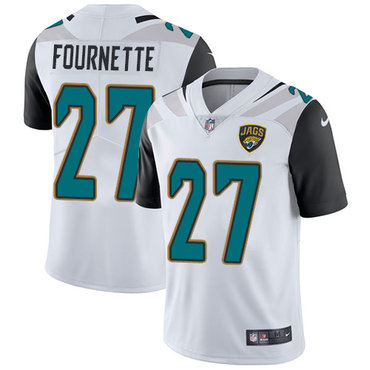 Nike Jaguars #27 Leonard Fournette White Men's Stitched NFL Vapor Untouchable Limited Jersey