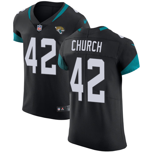 Nike Jaguars #42 Barry Church Black Team Color Men's Stitched NFL Vapor Untouchable Elite Jersey Nike Jaguars #42 Barry Church Black Team Color Men's Stitched NFL Vapor Untouchable Elite Jersey