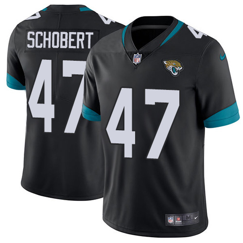 Nike Jaguars #47 Joe Schobert Black Team Color Men's Stitched NFL Vapor Untouchable Limited Jersey Nike Jaguars #47 Joe Schobert Black Team Color Men's Stitched NFL Vapor Untouchable Limited Jersey