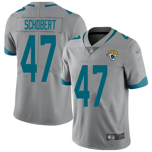 Nike Jaguars #47 Joe Schobert Silver Men's Stitched NFL Limited Inverted Legend Jersey Nike Jaguars #47 Joe Schobert Silver Men's Stitched NFL Limited Inverted Legend Jersey