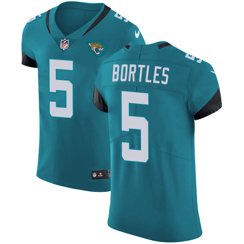 Nike Jaguars #5 Blake Bortles Teal Green Alternate Men's Stitched NFL Vapor Untouchable Elite Jersey Nike Jaguars #5 Blake Bortles Teal Green Alternate Men's Stitched NFL Vapor Untouchable Elite Jersey