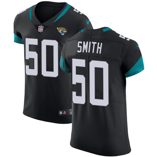 Nike Jaguars #50 Telvin Smith Black Team Color Men's Stitched NFL Vapor Untouchable Elite Jersey Nike Jaguars #50 Telvin Smith Black Team Color Men's Stitched NFL Vapor Untouchable Elite Jersey