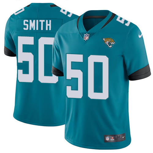 Nike Jaguars #50 Telvin Smith Teal Green Alternate Men's Stitched NFL Vapor Untouchable Limited Jersey Nike Jaguars #50 Telvin Smith Teal Green Alternate Men's Stitched NFL Vapor Untouchable Limited Jersey