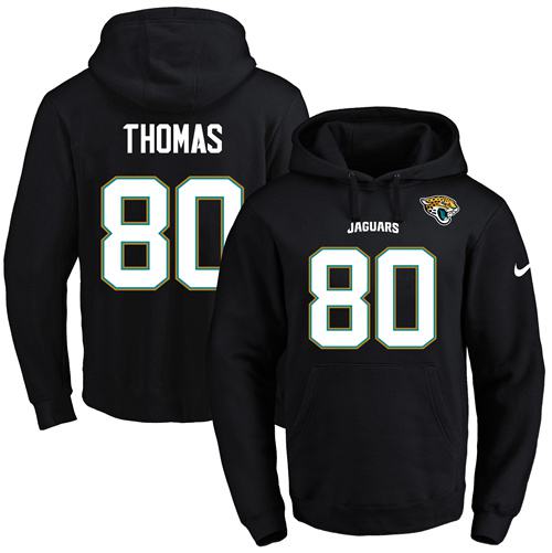 Nike Jaguars #80 Julius Thomas Black Name & Number Pullover NFL Hoodie Nike Jaguars #80 Julius Thomas Black Name & Number Pullover NFL Hoodie