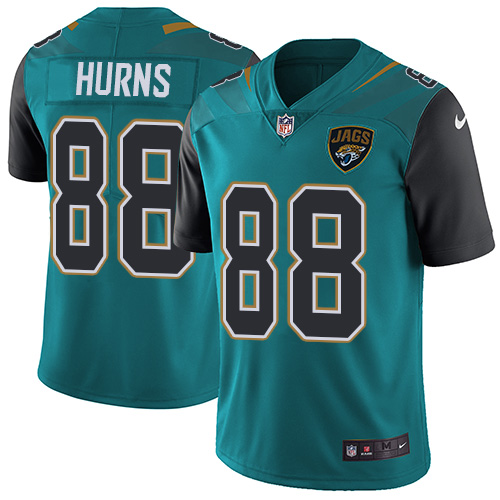 Nike Jaguars #88 Allen Hurns Teal Green Team Color Youth Stitched NFL Vapor Untouchable Limited Jersey