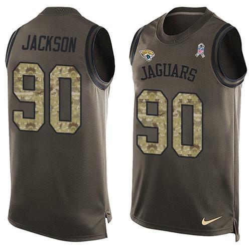 Nike Jaguars #90 Malik Jackson Green Men's Stitched NFL Limited Salute To Service Tank Top Jersey Nike Jaguars #90 Malik Jackson Green Men's Stitched NFL Limited Salute To Service Tank Top Jersey
