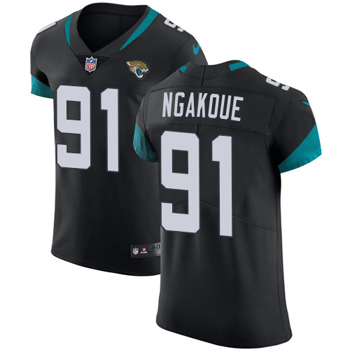 Nike Jaguars #91 Yannick Ngakoue Black Team Color Men's Stitched NFL Vapor Untouchable Elite Jersey Nike Jaguars #91 Yannick Ngakoue Black Team Color Men's Stitched NFL Vapor Untouchable Elite Jersey