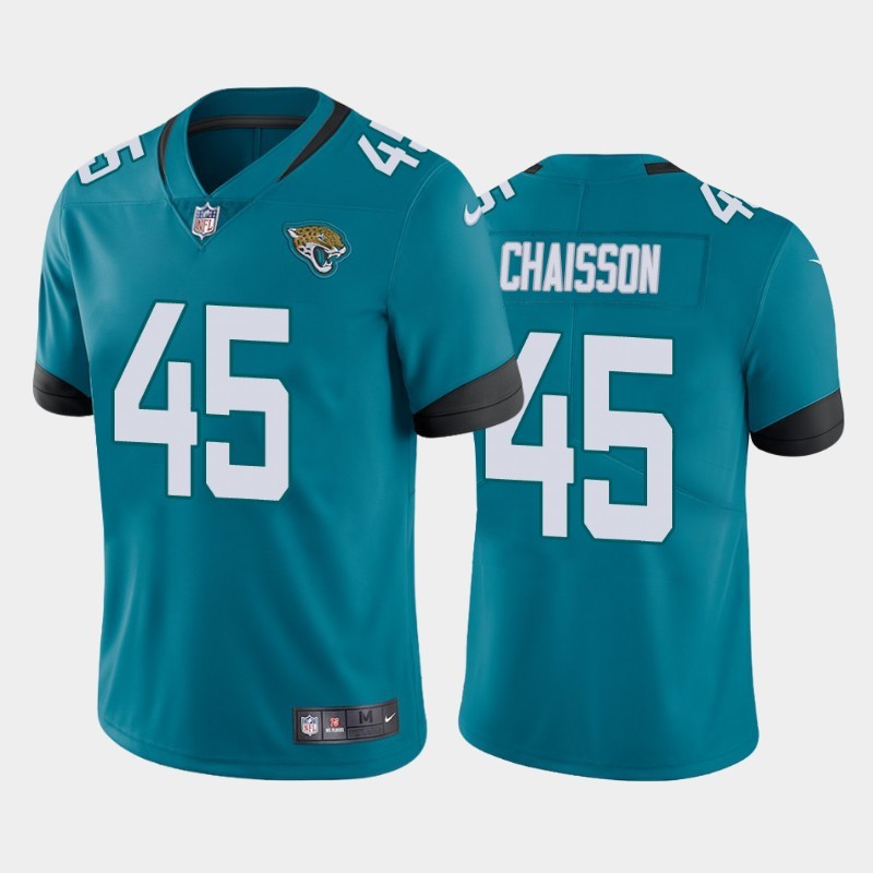 Nike Jaguars 45 K'Lavon Chaisson Teal 2020 NFL Draft First Round Pick Vapor Untouchable Limited Jersey Nike Jaguars 45 K'Lavon Chaisson Teal 2020 NFL Draft First Round Pick Vapor Untouchable Limited Jersey