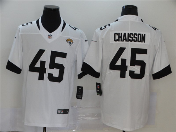 Nike Jaguars 45 K'Lavon Chaisson White 2020 NFL Draft First Round Pick Vapor Untouchable Limited Jersey Nike Jaguars 45 K'Lavon Chaisson White 2020 NFL Draft First Round Pick Vapor Untouchable Limited Jersey