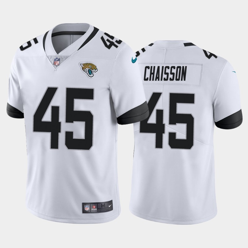 Nike Jaguars 45 K'Lavon Chaisson White 2020 NFL Draft First Round Pick Vapor Untouchable Limited Jersey Nike Jaguars 45 K'Lavon Chaisson White 2020 NFL Draft First Round Pick Vapor Untouchable Limited Jersey