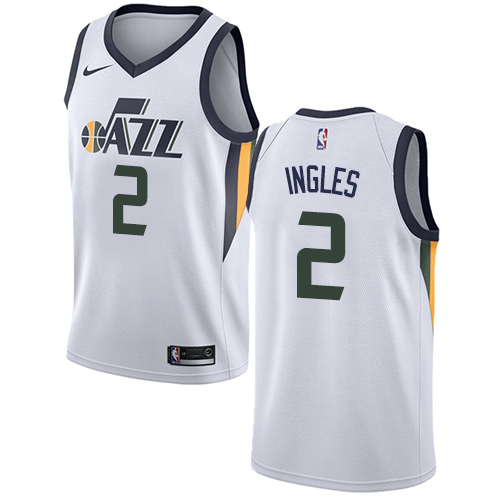 Nike Jazz #2 Joe Ingles White NBA Swingman Association Edition Jersey Nike Jazz #2 Joe Ingles White NBA Swingman Association Edition Jersey
