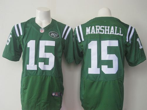 Nike Jets #15 Brandon Marshall Green Men's Stitched NFL Elite Rush Nike Jets #15 Brandon Marshall Green Men's Stitched NFL Elite Rush