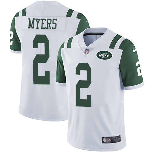 Nike Jets #2 Jason Myers White Men's Stitched NFL Vapor Untouchable Limited Jersey Nike Jets #2 Jason Myers White Men's Stitched NFL Vapor Untouchable Limited Jersey