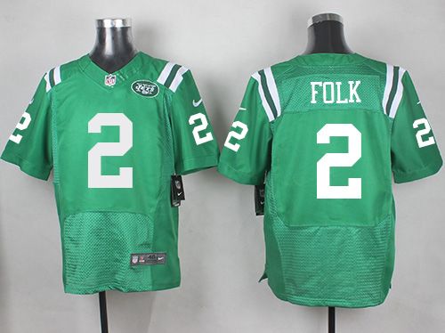 Nike Jets #2 Nick Folk Green Men's Stitched NFL Elite Rush Jersey Nike Jets #2 Nick Folk Green Men's Stitched NFL Elite Rush Jersey