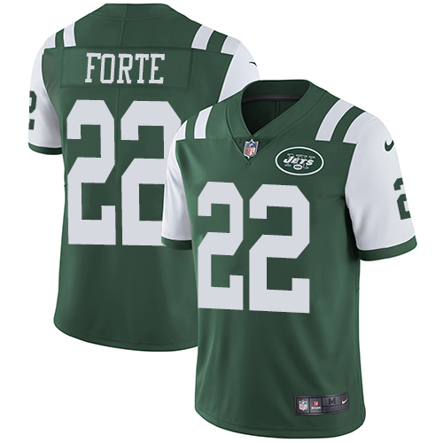Nike Jets #22 Matt Forte Green Team Color Men's Stitched NFL Vapor Untouchable Limited Jersey Nike Jets #22 Matt Forte Green Team Color Men's Stitched NFL Vapor Untouchable Limited Jersey