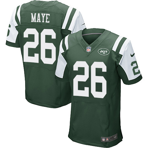 Nike Jets #26 Marcus Maye Green Team Color Men's Stitched NFL Elite Jersey