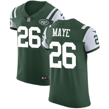 Nike Jets #26 Marcus Maye Green Team Color Men's Stitched NFL Vapor Untouchable Elite Jersey Nike Jets #26 Marcus Maye Green Team Color Men's Stitched NFL Vapor Untouchable Elite Jersey