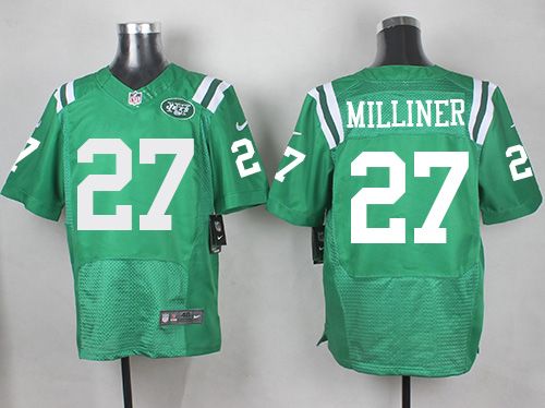 Nike Jets #27 Dee Milliner Green Men's Stitched NFL Elite Rush Jersey