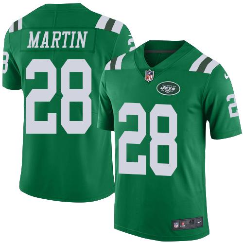 Nike Jets #28 Curtis Martin Green Men's Stitched NFL Elite Rush Jersey Nike Jets #28 Curtis Martin Green Men's Stitched NFL Elite Rush Jersey