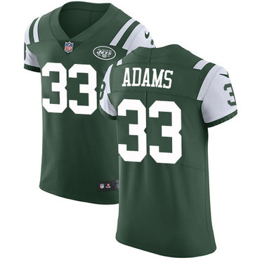Nike Jets #33 Jamal Adams Green Team Color Men's Stitched NFL Vapor Untouchable Elite Jersey Nike Jets #33 Jamal Adams Green Team Color Men's Stitched NFL Vapor Untouchable Elite Jersey