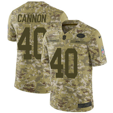 Nike Jets #40 Trenton Cannon Camo Men's Stitched NFL Limited 2018 Salute To Service Jersey Nike Jets #40 Trenton Cannon Camo Men's Stitched NFL Limited 2018 Salute To Service Jersey