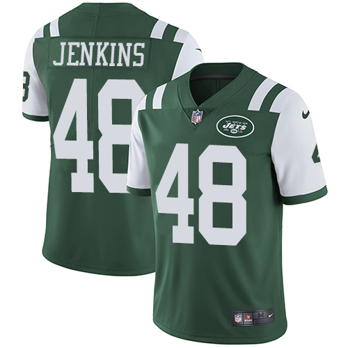 Nike Jets #48 Jordan Jenkins Green Team Color Men's Stitched NFL Vapor Untouchable Limited Jersey Nike Jets #48 Jordan Jenkins Green Team Color Men's Stitched NFL Vapor Untouchable Limited Jersey