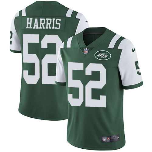 Nike Jets #52 David Harris Green Team Color Men's Stitched NFL Vapor Untouchable Limited Jersey Nike Jets #52 David Harris Green Team Color Men's Stitched NFL Vapor Untouchable Limited Jersey