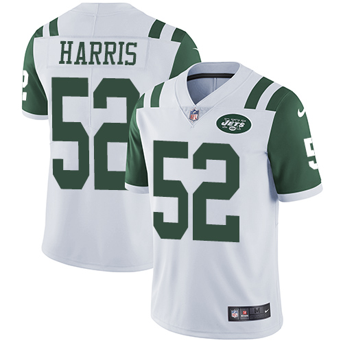 Nike Jets #52 David Harris White Men's Stitched NFL Vapor Untouchable Limited Jersey Nike Jets #52 David Harris White Men's Stitched NFL Vapor Untouchable Limited Jersey
