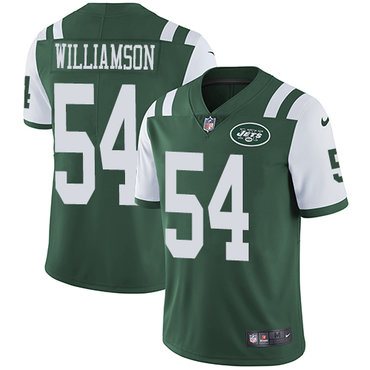 Nike Jets #54 Avery Williamson Green Team Color Men's Stitched NFL Vapor Untouchable Limited Jersey