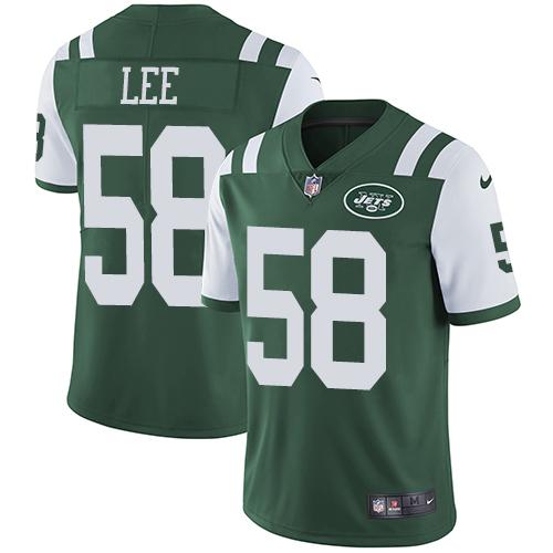Nike Jets #58 Darron Lee Green Team Color Men's Stitched NFL Vapor Untouchable Limited Jersey Nike Jets #58 Darron Lee Green Team Color Men's Stitched NFL Vapor Untouchable Limited Jersey