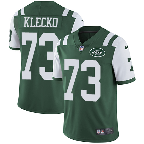 Nike Jets #73 Joe Klecko Green Team Color Men's Stitched NFL Vapor Untouchable Limited Jersey Nike Jets #73 Joe Klecko Green Team Color Men's Stitched NFL Vapor Untouchable Limited Jersey