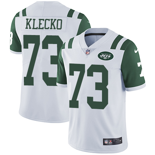 Nike Jets #73 Joe Klecko White Men's Stitched NFL Vapor Untouchable Limited Jersey Nike Jets #73 Joe Klecko White Men's Stitched NFL Vapor Untouchable Limited Jersey