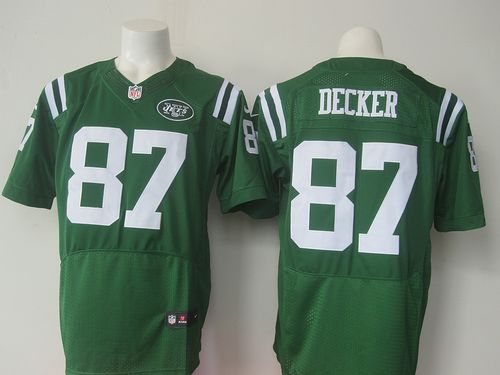 Nike Jets #87 Eric Decker Green Men's Stitched NFL Elite Rush Jersey Nike Jets #87 Eric Decker Green Men's Stitched NFL Elite Rush Jersey