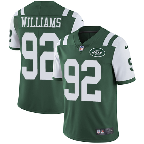 Nike Jets #92 Leonard Williams Green Team Color Men's Stitched NFL Vapor Untouchable Limited Jersey Nike Jets #92 Leonard Williams Green Team Color Men's Stitched NFL Vapor Untouchable Limited Jersey
