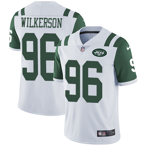 Nike Jets #96 Muhammad Wilkerson White Men's Stitched NFL Vapor Untouchable Limited Jersey Nike Jets #96 Muhammad Wilkerson White Men's Stitched NFL Vapor Untouchable Limited Jersey