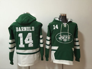 Nike Jets 14 Sam Darnold Green All Stitched Sweatshirt Nike Jets 14 Sam Darnold Green All Stitched Sweatshirt